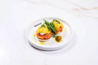 Smoked Salmon with Shaved Fennel and Lime